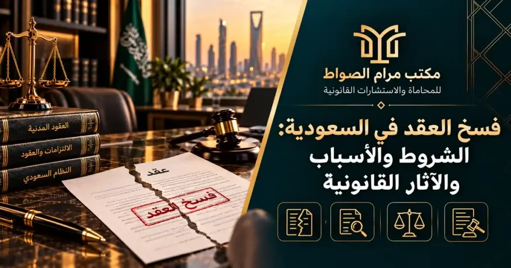 فسخ العقد في السعودية